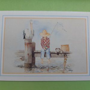 🛒5 for $20 "Fishing" Blank Card